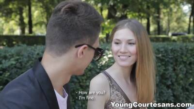 Young courtesan from Russia Mia Reese gets intimate with her new client - Russia on freereelz.com