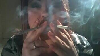 British BBW Mistress Tina Snua Wants You To Be Her Smoke Slave As She Smokes 2 Cigarettes At Once - Britain on freereelz.com