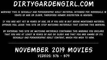 Dirtygardengirl NOVEMBER 2019 NEWS: huge prolapse, fisting insertions on freereelz.com