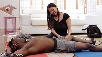 XEmpire - Asian Yoga Instructor Takes Her Client's BBC on freereelz.com