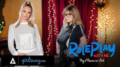 GIRLSWAY Gabbie Carter Has Her Sex Robot Fantasy Fulfilled With Emma Hix on freereelz.com