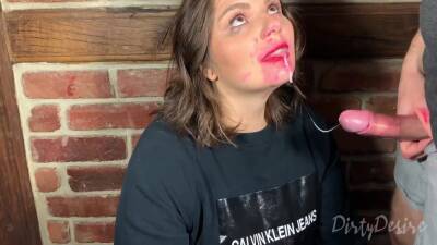 Youtuber Gets Her Face Fucked With Throbbing Cumshot - Usa on freereelz.com