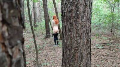 Beautiful chick caught in the woods - Russia on freereelz.com