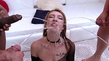 Halloween with Chanel Kiss DP, piss drinking and facial cumshot NF046 - Czech Republic on freereelz.com