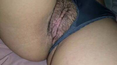 Navy panties (hairy pussy) - Britain on freereelz.com