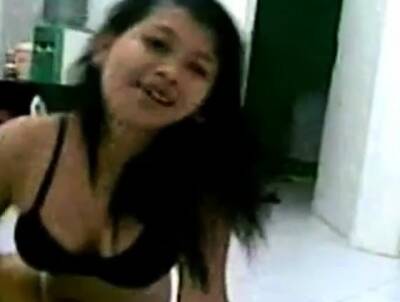 Indonesian- sexy indo babe banged on the floor on freereelz.com