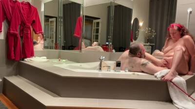 Wonderful Weekend With My Voluptuous Vixen In A Luxury Hotel Suite #3: Hot Tub Fun on freereelz.com