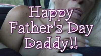 Daddy's jizz slut - car oral compilation for father's day on freereelz.com