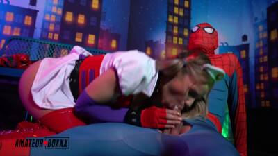 Takes Spidermans Virginity - Parody With Harley Quinn And Bo Tingley on freereelz.com