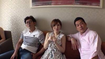 Japanese wife shared by two men in hot homemade cam trio - Japan on freereelz.com