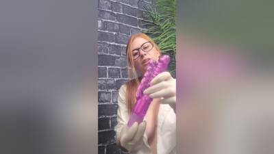 Ginger Asmr - 7 September 2021 - Testing New Double Penatrating Toy on freereelz.com