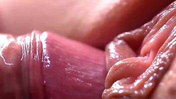 Extremily close-up pussyfucking. Macro Creampie on freereelz.com