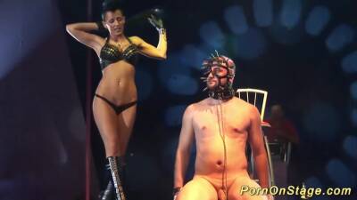 Extreme Fetish Show On Stage on freereelz.com