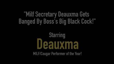 Mom i like to hot sex with fuck secretary deauxma gets banged by boss's big black nice penis! on freereelz.com