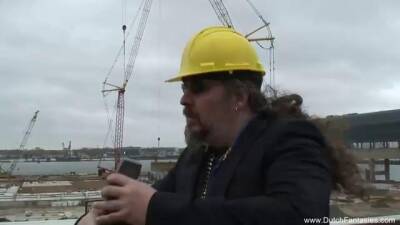 Dutch slut had sex with some horny construction workers and would like to have it again - Netherlands on freereelz.com