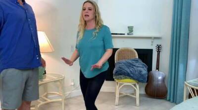 Stepson helps stepmom make an exercise video - Denmark on freereelz.com