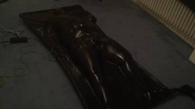 Latex Vacuum Bed Self Bondage - Germany on freereelz.com