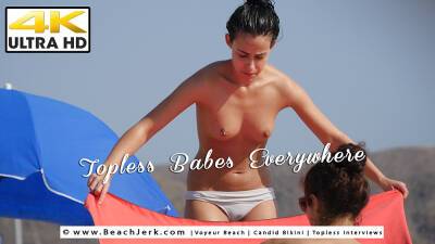 Topless Babes Everywhere - BeachJerk on freereelz.com