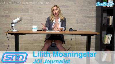 JOI reporter Lilith Moaningstar masturbating on freereelz.com