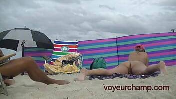 A taste of my friend Nude Beach MILF Mrs Brooks Voyeur POV 8 on freereelz.com