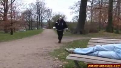 Dutch nun is often giving blowjobs to homeless men and even riding their rock hard dicks - Netherlands on freereelz.com