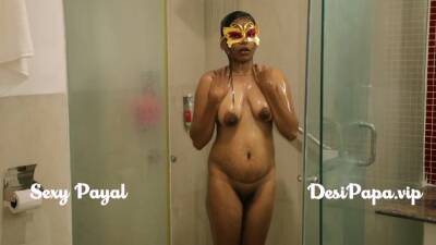 Indian Bhabhi Taking Shower After Having Hot Sex With Her Husband In Hotel Bathroom - India on freereelz.com