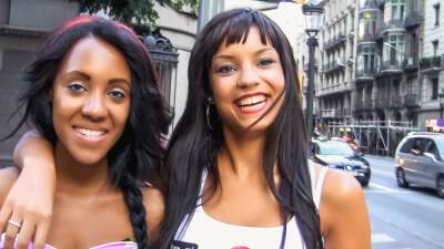 Threesome with Horny Ebony Latina BFFs in Barcelona on freereelz.com