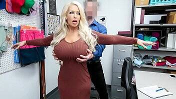 Cashier Accuses Hot Milf of Shoplifting Precious Jewelry From the Mall - Alura Jenson on freereelz.com