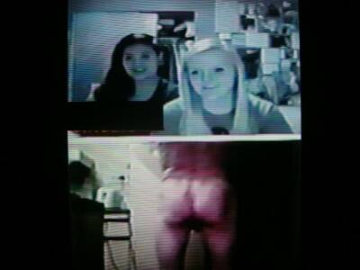 2 office girls shocked my strip show is live (+ sound ) on freereelz.com