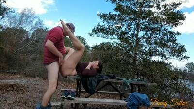 Amateur Wife Fucked And Creampied On Public Picnic Table - Usa on freereelz.com