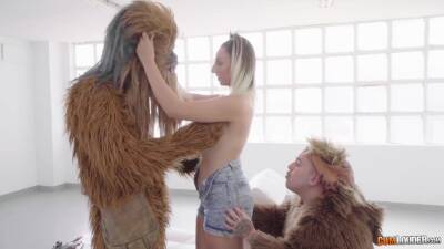 Star War cosplay porn video featuring Spanish bitch Yuno Love - Spain on freereelz.com