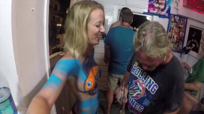 Nude Patreon - 6 November 2018 - Key West Fantasy Fest 2018 Body Pain on freereelz.com