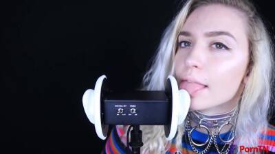 Rose Asmr - No Hands Ear Licking on freereelz.com