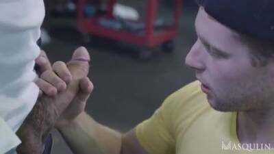 Car Mechanic Fucks Boy at Workshop on freereelz.com