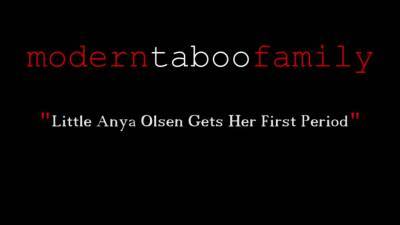 Little anya olsen gets her first period (modern taboo family) on freereelz.com