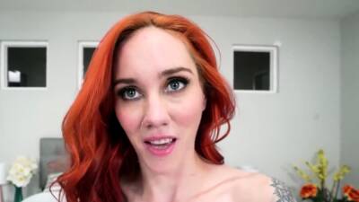 Redhead Nova Sky Stays Firm With Yoga And Masturbation on freereelz.com