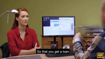 Sex in the loan office is a way for the girl to get a little help on freereelz.com