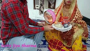 Karwa chauth special 2022 indian xxx desi husband fuck her wife hindi audio with dirty talk - India on freereelz.com