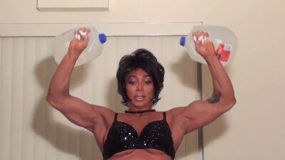 Chest Home Workout With - Denise Masino And Latia Lopez on freereelz.com