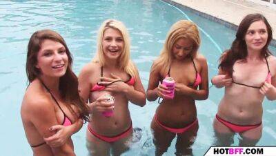 A day of summer with a horny college babes on freereelz.com