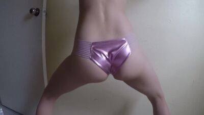 My New Pink Satin Panties on freereelz.com