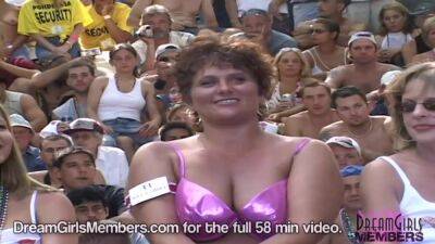 Bikini Contest Takes An Awesome Turn - Public on freereelz.com