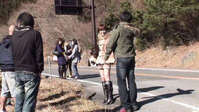 Best Japanese orgy party withs lots of sluts outdoors - Japan on freereelz.com