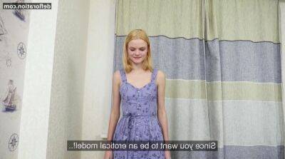 Russian blond slender virgin cute teen Aella Zelkova - Russia on freereelz.com