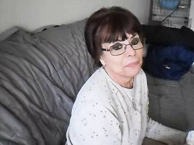 Dark Haired Granny Taking Some Cumshots on freereelz.com