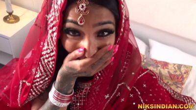 Real Indian Desi Teen Bride Fucked In The Ass And Pussy On Wedding Night - India on freereelz.com