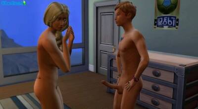 The Stepmother and her Nineteen Year old Stepson Played with each other for a while (Sims 4 Version) on freereelz.com