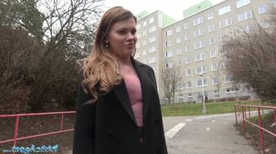 Public agent russian shaven sexy girl vagina hard penetrated for cash - Russia on freereelz.com