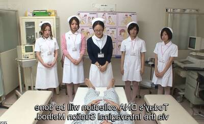 JAV CMNF group of nurses strip naked for patient Subtitled - Japan on freereelz.com