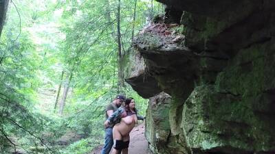 Hotwife Takes Cock Unprotected In The Woods on freereelz.com